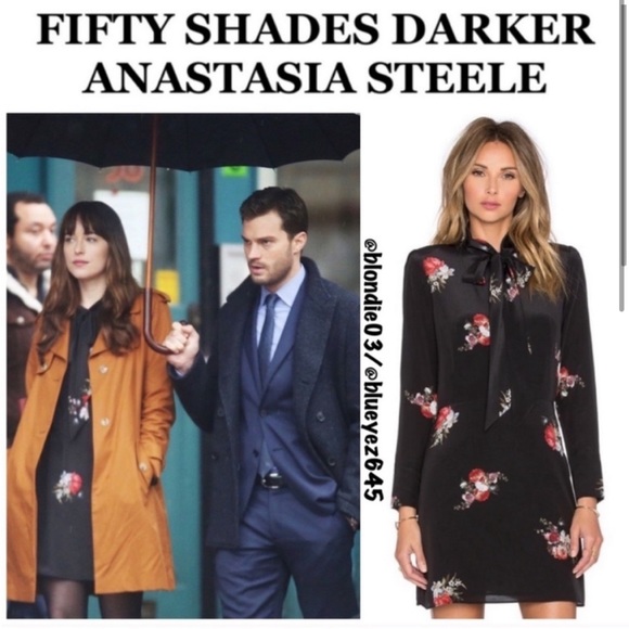 The Kooples Dresses & Skirts - The Kooples floral tie neck dress 3/L